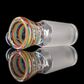 Linework Restriction Slide w/ Dichro Marble 18mm by Empirical Glass