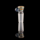 Linework Restriction Slide w/ Dichro Marble 18mm by Empirical Glass