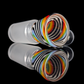 Linework Restriction Slide w/ Dichro Marble 18mm by Empirical Glass
