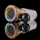 Linework Restriction Slide w/ Dichro Marble 18mm by Empirical Glass