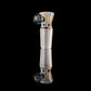 Linework Restriction Slide w/ Dichro Marble 18mm by Empirical Glass