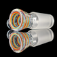 Linework Restriction Slide w/ Dichro Marble 18mm by Empirical Glass