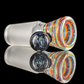 Linework Restriction Slide w/ Dichro Marble 18mm by Empirical Glass