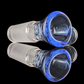 Single Colour Restriction Slide w/ Dichro Marble 14mm by Empirical Glass