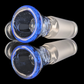 Single Colour Restriction Slide w/ Dichro Marble 14mm by Empirical Glass