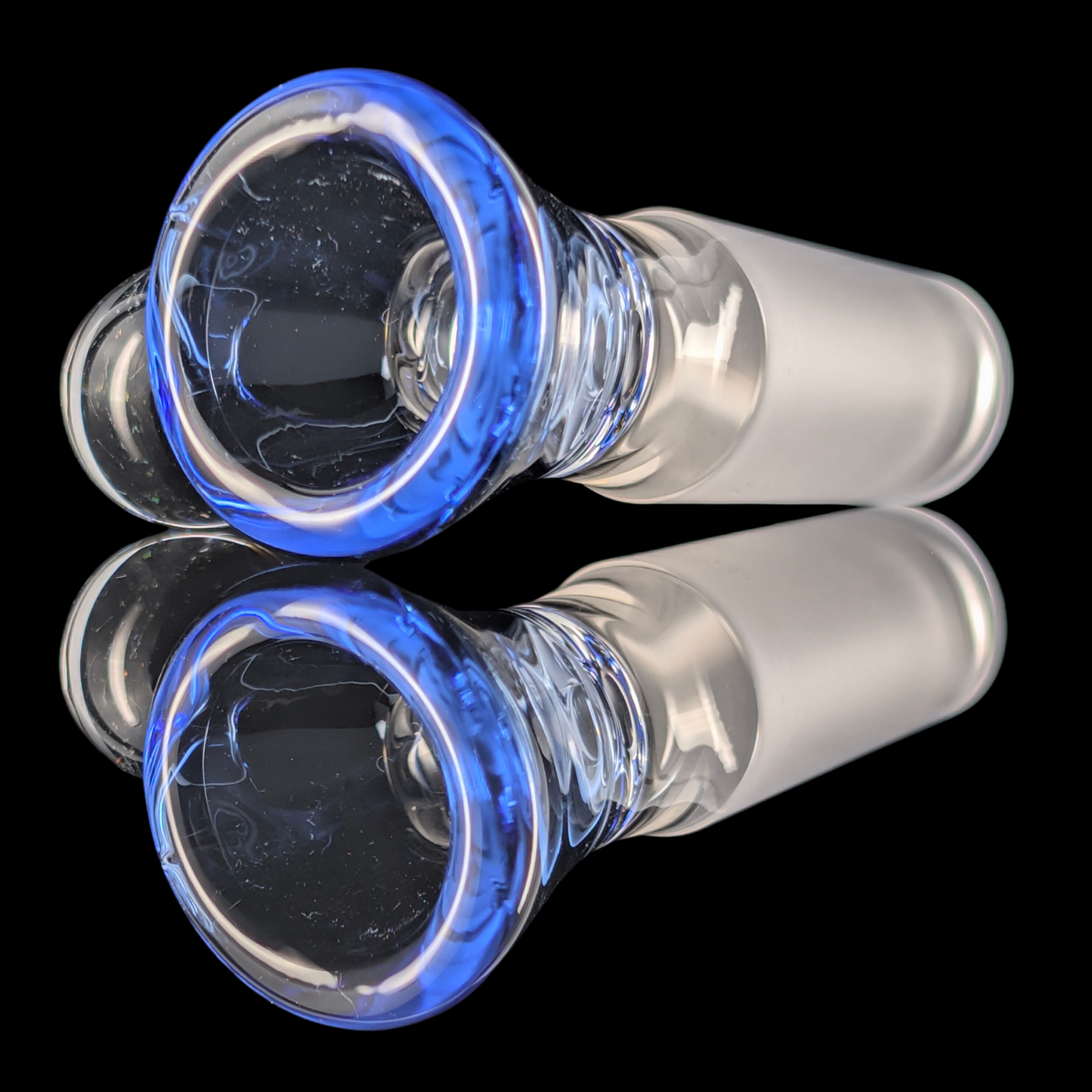 Single Colour Restriction Slide w/ Dichro Marble 14mm by Empirical Glass
