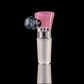 Single Colour Restriction Slide w/ Dichro Marble 14mm by Empirical Glass