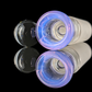 Single Colour Restriction Slide w/ Dichro Marble 14mm by Empirical Glass