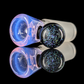 Single Colour Restriction Slide w/ Dichro Marble 14mm by Empirical Glass