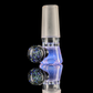 Single Colour Restriction Slide w/ Dichro Marble 14mm by Empirical Glass
