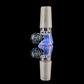 Single Colour Restriction Slide w/ Dichro Marble 14mm by Empirical Glass