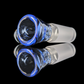 Single Colour Restriction Slide w/ Dichro Marble 14mm by Empirical Glass