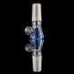 Single Colour Restriction Slide w/ Dichro Marble 14mm by Empirical Glass