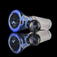 Single Colour Restriction Slide w/ Dichro Marble 14mm by Empirical Glass