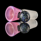 Single Colour Restriction Slide w/ Dichro Marble 14mm by Empirical Glass