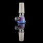 Single Colour Restriction Slide w/ Dichro Marble 14mm by Empirical Glass