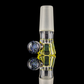 Single Colour Restriction Slide w/ Dichro Marble 14mm by Empirical Glass