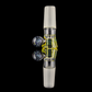 Single Colour Restriction Slide w/ Dichro Marble 14mm by Empirical Glass