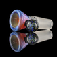Single Colour Restriction Slide w/ Dichro Marble 14mm by Empirical Glass