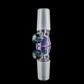 Single Colour Restriction Slide w/ Dichro Marble 18mm by Empirical Glass