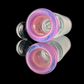 Single Colour Restriction Slide w/ Dichro Marble 18mm by Empirical Glass