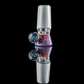 Single Colour Restriction Slide w/ Dichro Marble 18mm by Empirical Glass