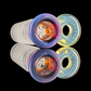 Single Colour 4 Hole Slide w/ Fumicello Donut 18mm by Empirical Glass