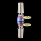 Single Colour 4 Hole Slide w/ Fumicello Donut 18mm by Empirical Glass