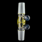 Single Colour Restriction Slide w/ Dichro Marble 18mm by Empirical Glass