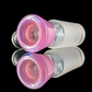 Single Colour Restriction Slide w/ Dichro Marble 18mm by Empirical Glass