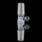 Single Colour Restriction Slide w/ Dichro Marble 18mm by Empirical Glass
