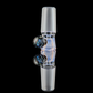 Single Colour Restriction Slide w/ Dichro Marble 18mm by Empirical Glass