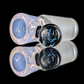 Single Colour Restriction Slide w/ Dichro Marble 18mm by Empirical Glass