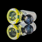 Single Colour Restriction Slide w/ Dichro Marble 18mm by Empirical Glass
