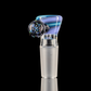 Linework Restriction Slide w/ Dichro Marble 14mm by Empirical Glass