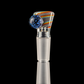 Linework Restriction Slide w/ Dichro Marble 14mm by Empirical Glass