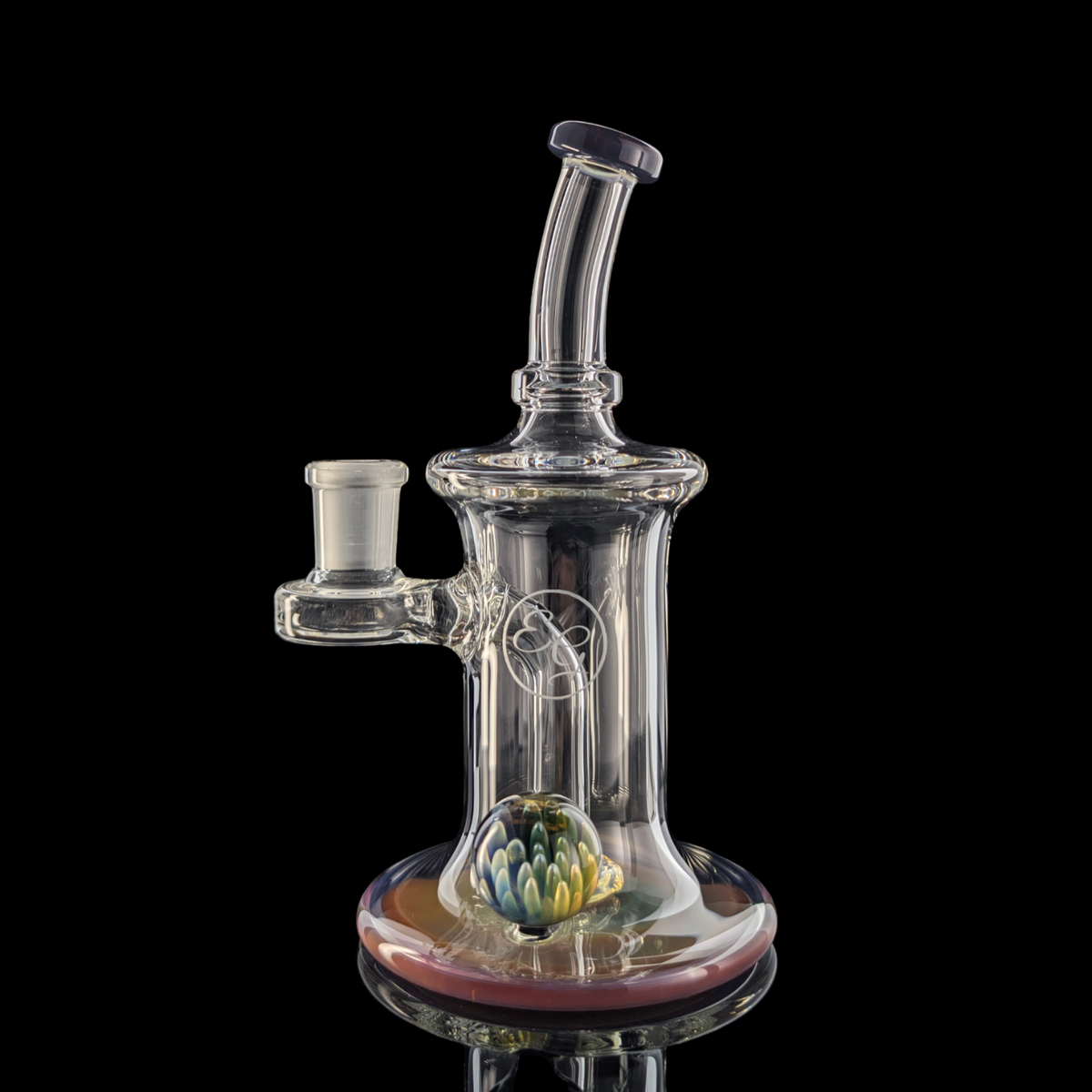 Amber Purple Banger Hanger by Empirical Glass