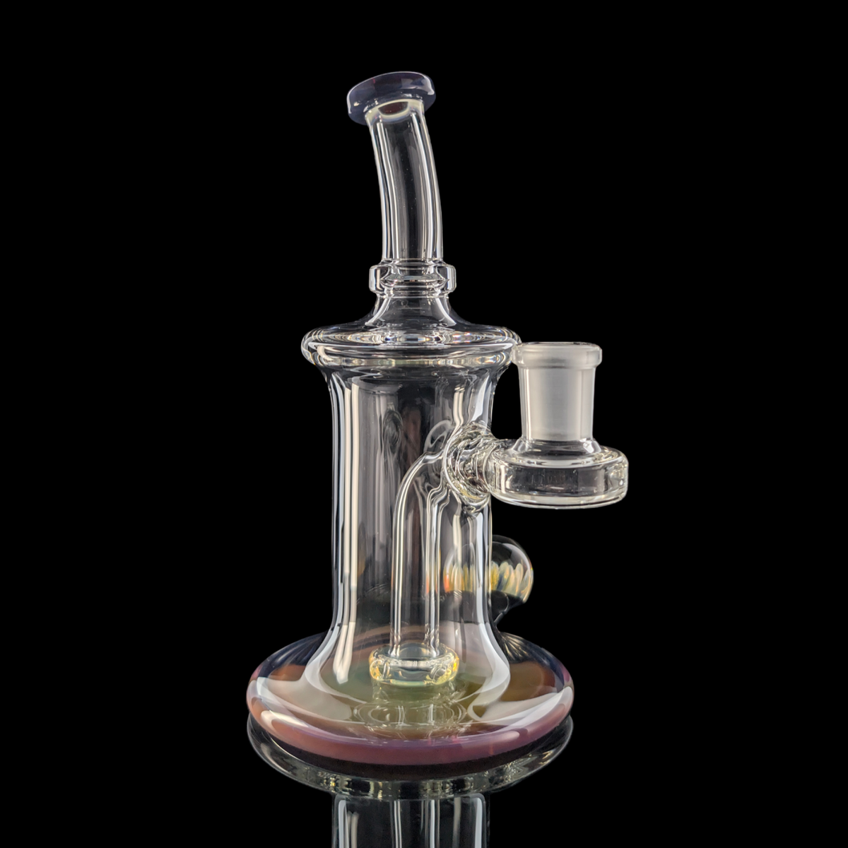 Amber Purple Banger Hanger by Empirical Glass