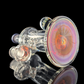 Amber Purple Banger Hanger by Empirical Glass