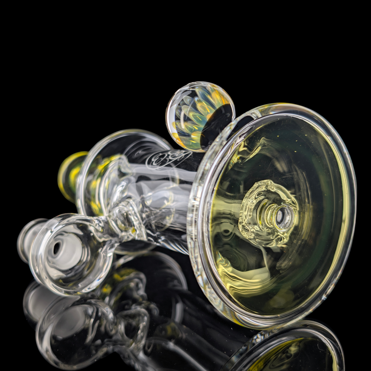 Banger Hanger w/ Implosion Marble by Empirical Glass