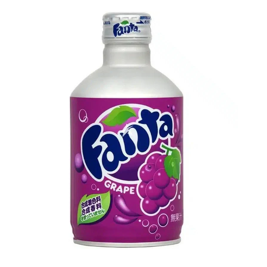 Japanese Fanta Grape 300ml Bottle