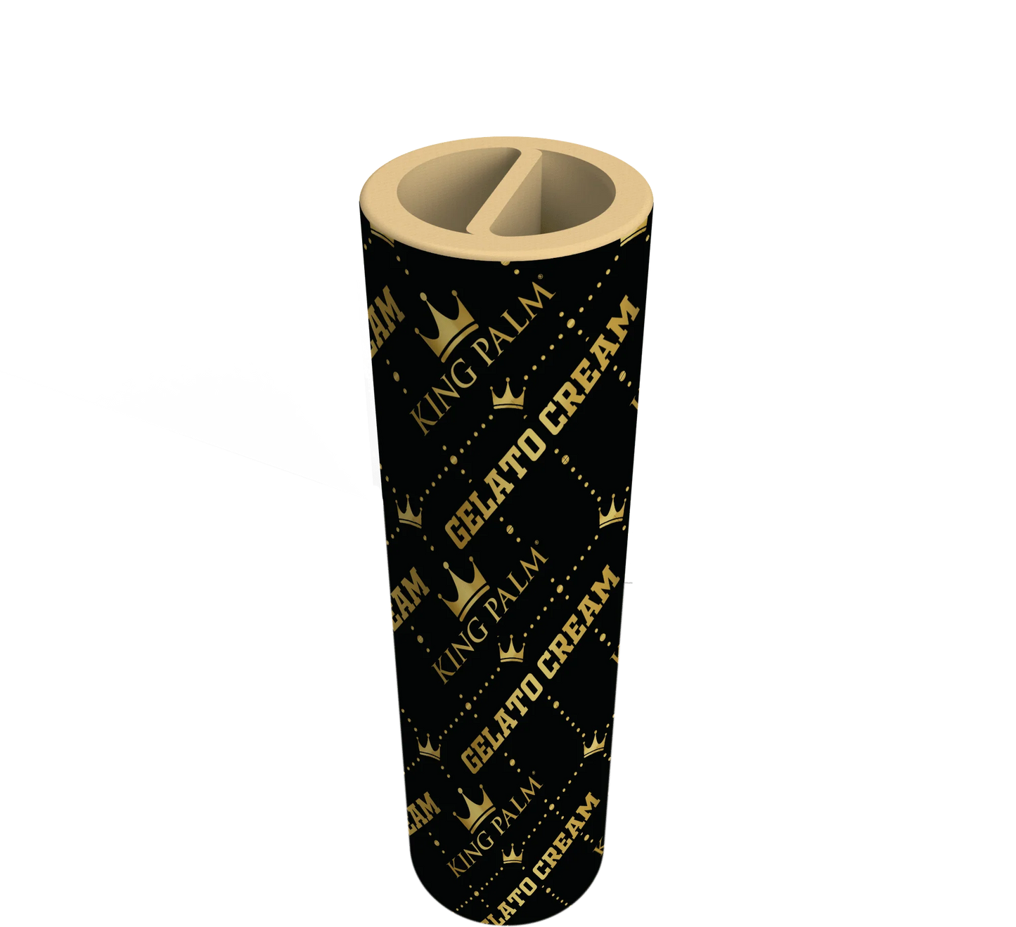 King Palm French Brown Gelato Cream King Size Rolling Papers w/ Pop Filters