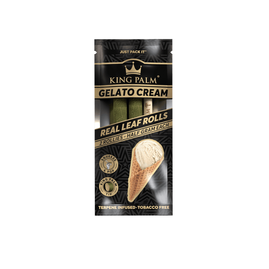 King Palm Rollie Rolls 2 Pack Gelato Cream