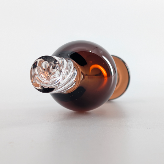 Amber Coloured OG Bubble Carb Cap by Gordo Scientific