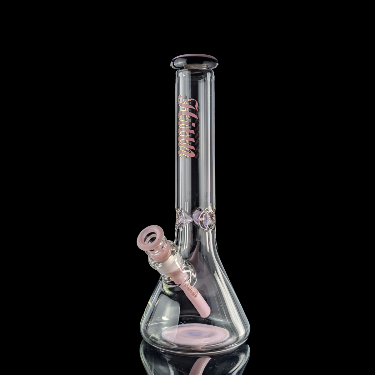 Hittn 30cm Beaker 9mm w/ Coloured Lip & Base