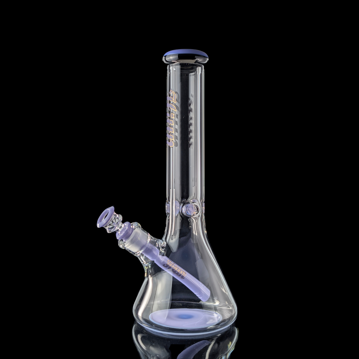 Hittn 30cm Beaker 9mm w/ Coloured Lip & Base