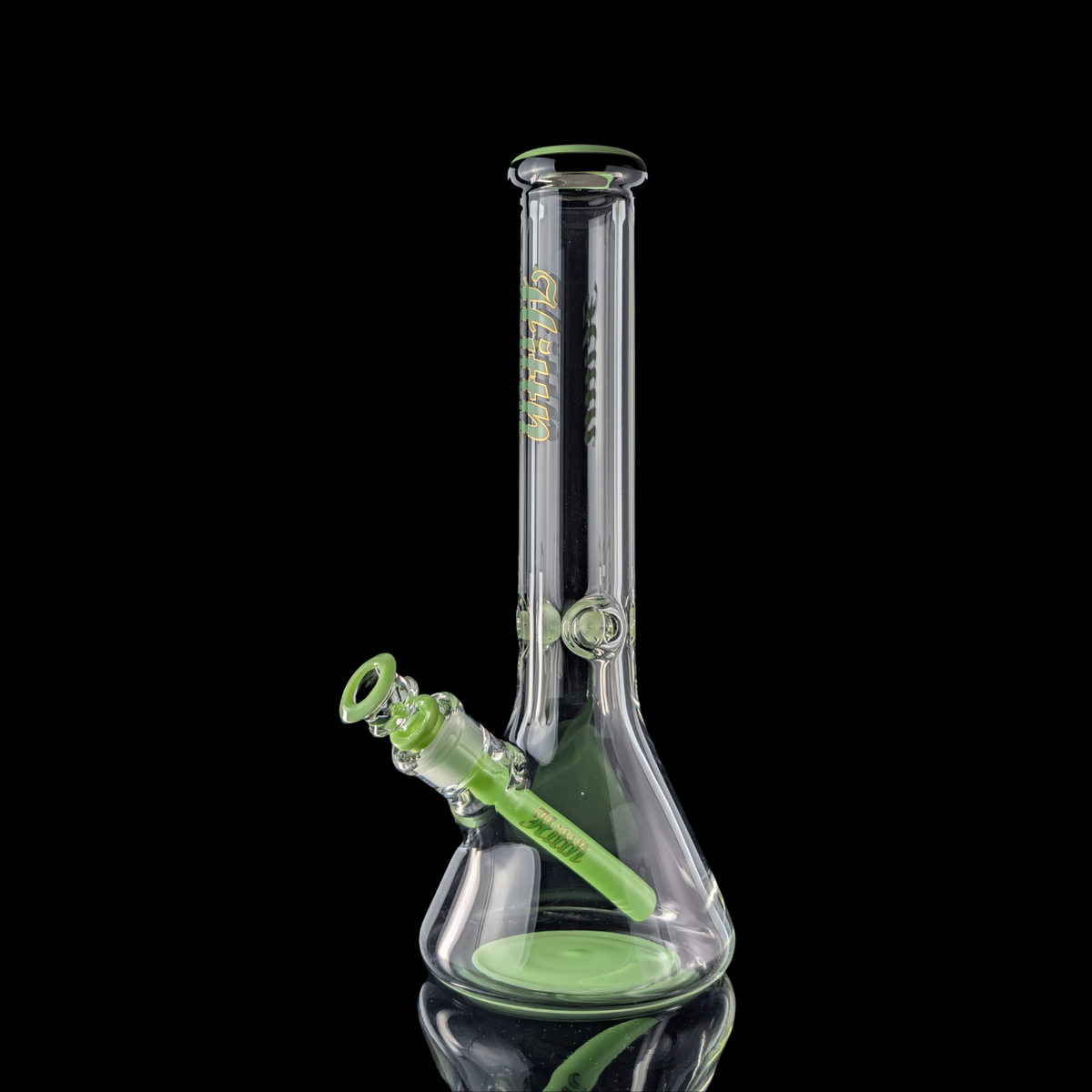 Hittn 30cm Beaker 9mm w/ Coloured Lip & Base