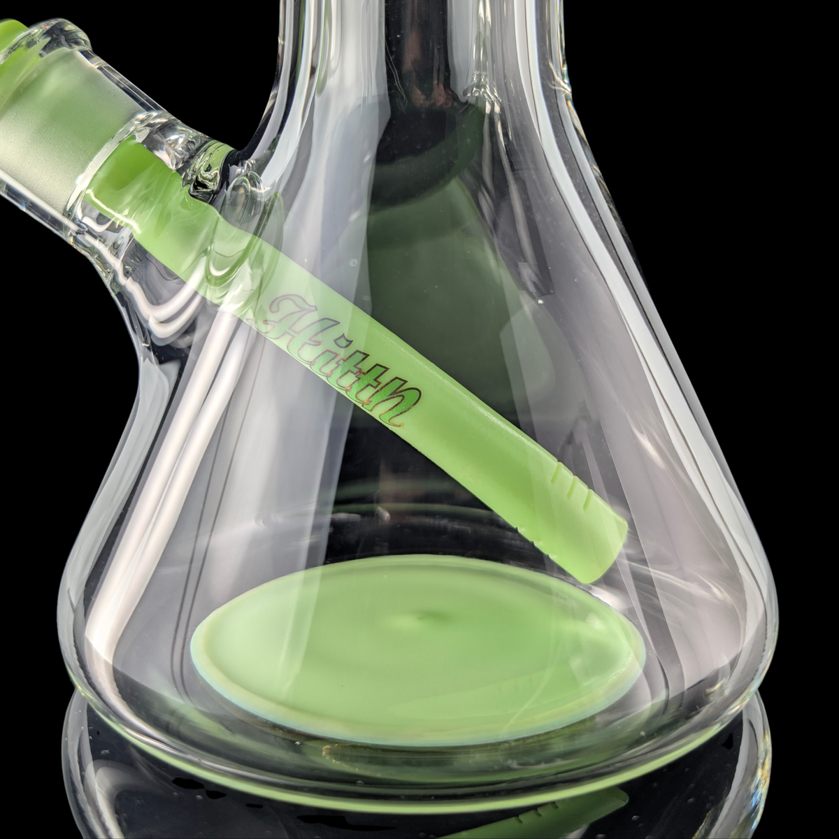 Hittn 30cm Beaker 9mm w/ Coloured Lip & Base