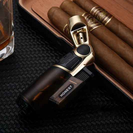 Honest Single Jet Lighter w/ Adjustable Burner Head