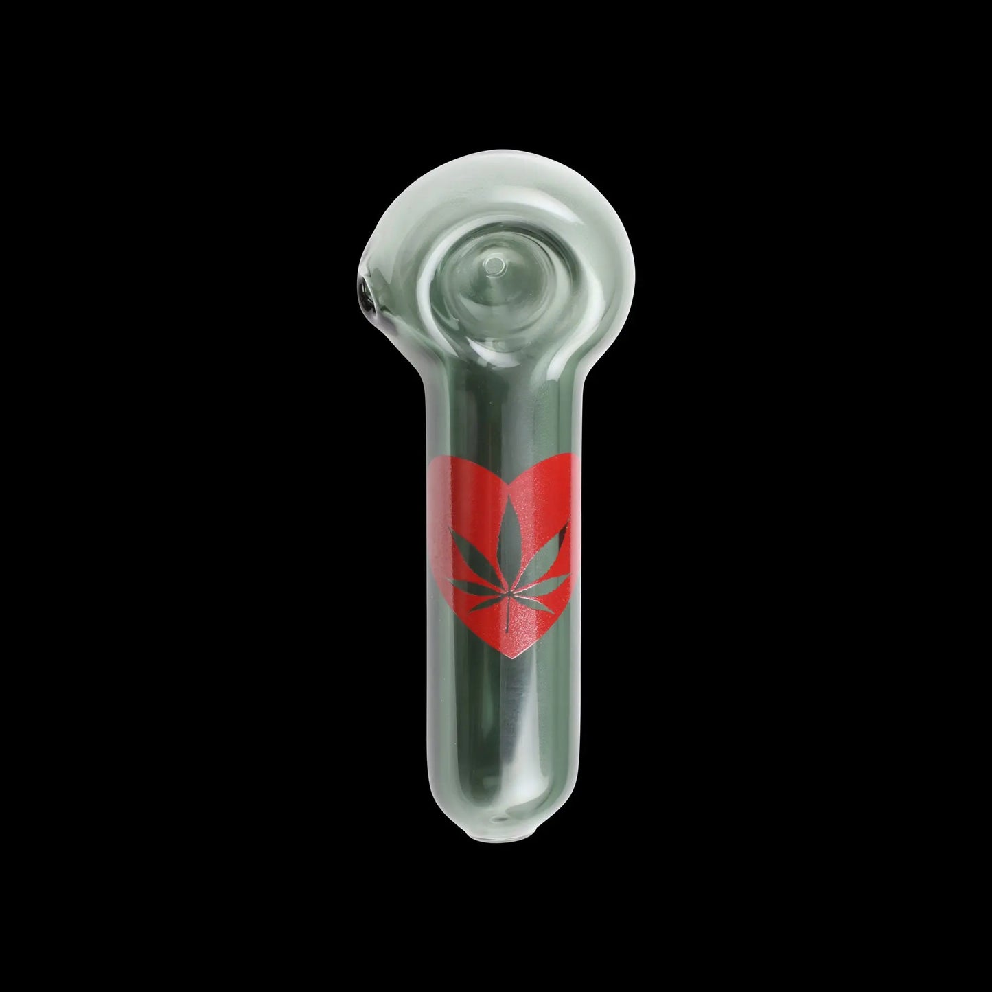 I Love Cannabis BOL Glass Pipe by Chameleon Glass